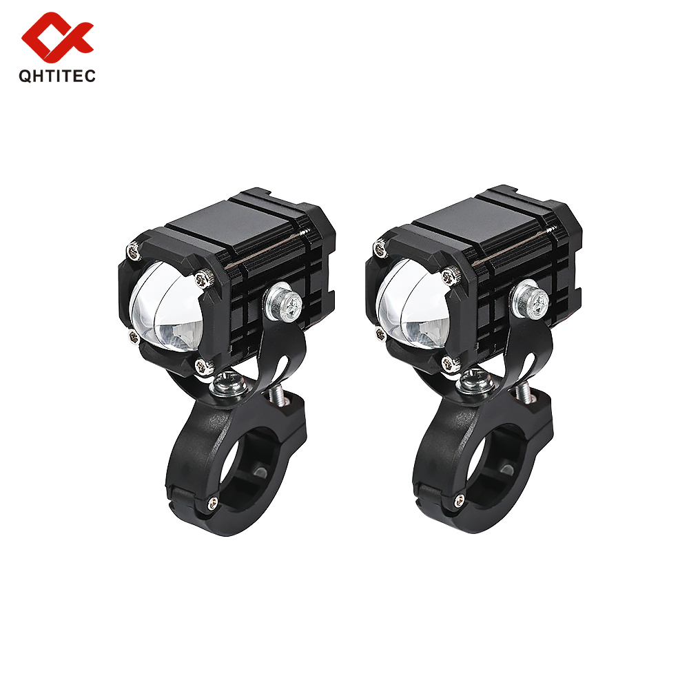 ضوء LED إضافي للدراجات النارية - مراجعة Universal Motorcycle Led Headlight Projector وسعره